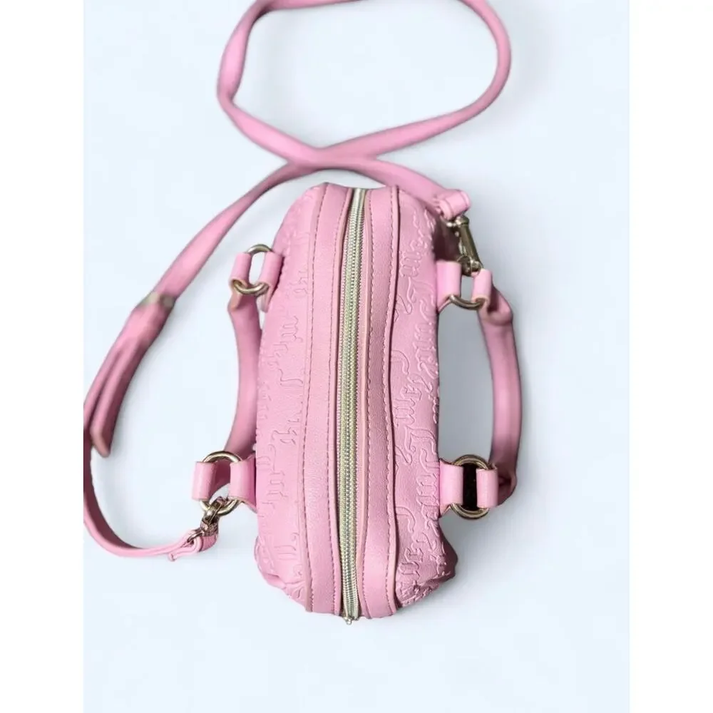 Juicy Couture Semi Charmed Satchel Purse Bubblegum Pink - Picture 3 of 7